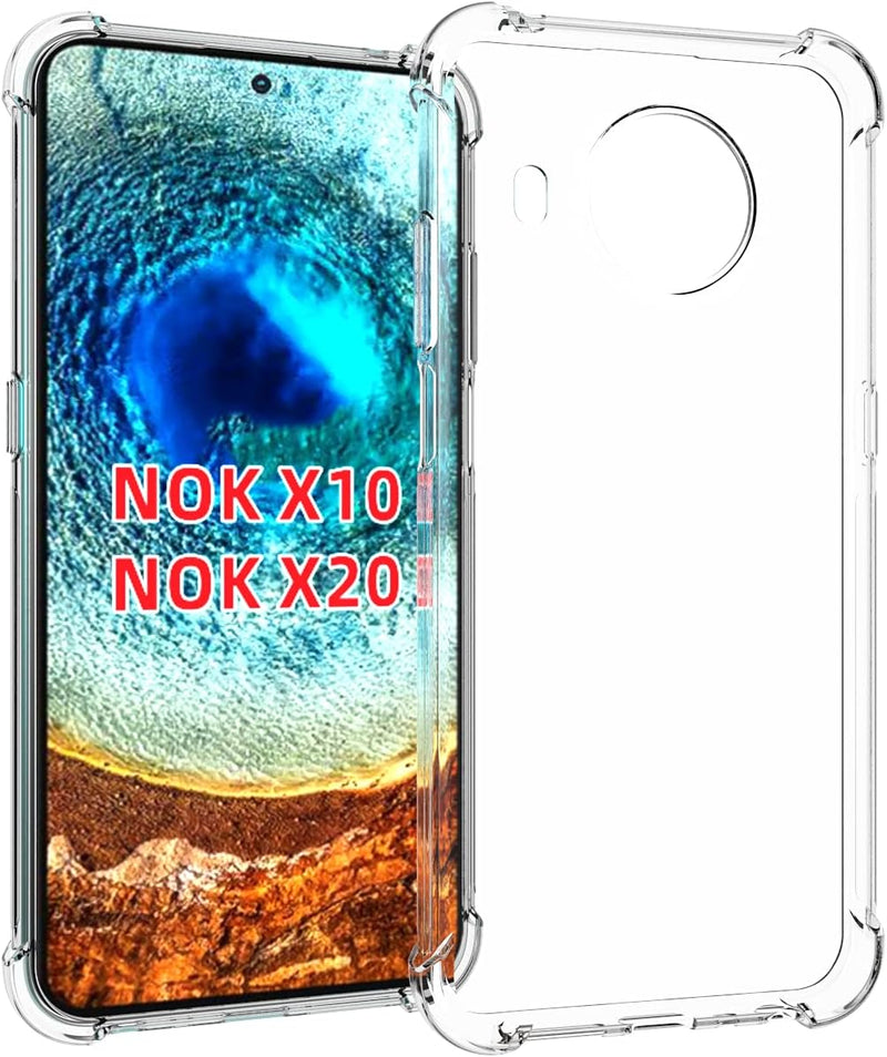 Cargue la imagen en el visor de la galería, Nokia X10/X20/X100 - AirPillow Cushion Transparent Soft Clear TPU Four Corners Protective Case - Polar Tech Australia
