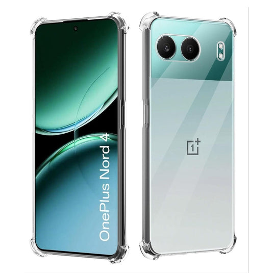 OnePlus 1+Nord 4 - AirPillow Cushion Transparent Soft Clear TPU Four Corners Protective Case - Polar Tech Australia