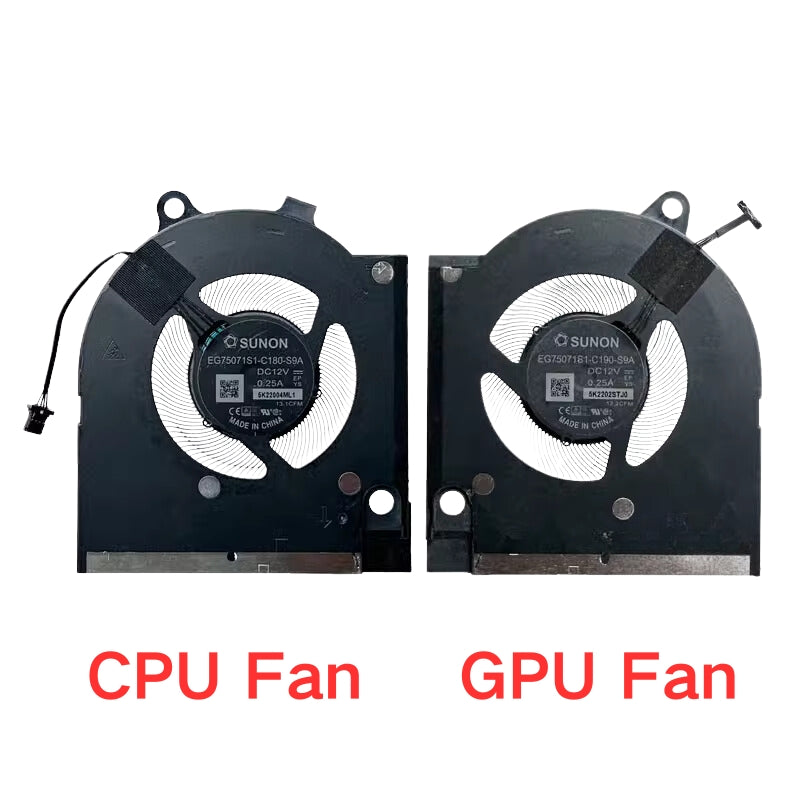 Cargue la imagen en el visor de la galería, Dell G15 5520 G15-5520 G16 7620 (Year 2022) Series - Laptop CPU &amp; GPU Cooling Fan - Polar Tech Australia

