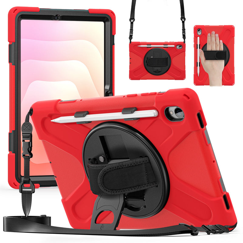 Load image into Gallery viewer, Samsung Galaxy Tab S11 (2025) 11" - Heavy Duty 360 Degree Rotate Stand Hand Strap Case With Shoulder Strap - i-Station Mobile Phone &amp; Electronic Device Repair and Accessories
