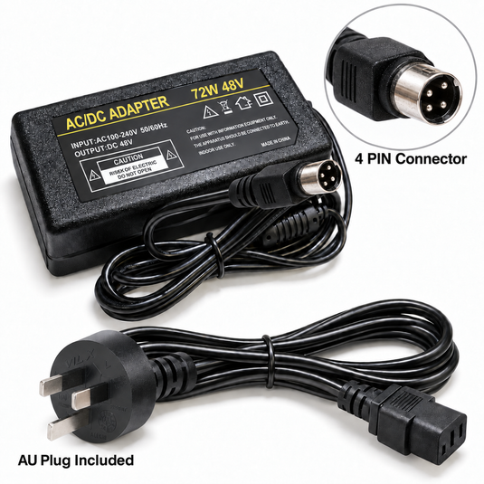 [48V-1.5A][4 Pin] Replacement Power Adapter Compatible with Swann NVR 8‑8580 NVR 8‑8780