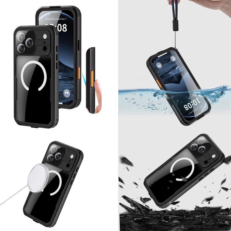Cargue la imagen en el visor de la galería, [Magsafe Compatible] [Mars Series] Apple iPhone 17/Air/Pro/Pro Max Shellbox Full Covered Waterproof Heavy Duty Tough Armor Case - i-Station Mobile Phone &amp; Electronic Device Repair and Accessories
