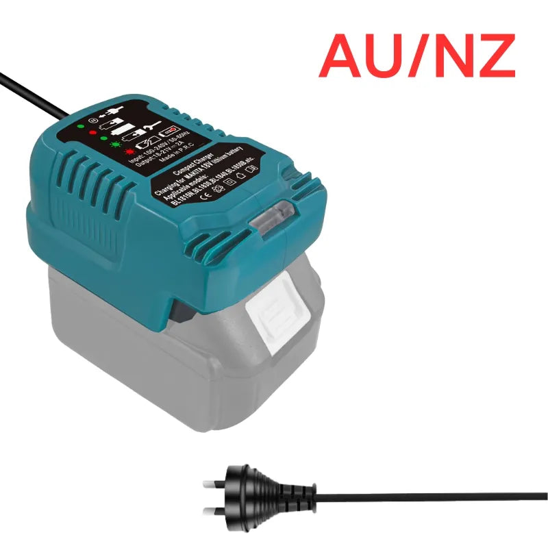 Chargez l&#39;image dans la visionneuse de la galerie, Replacement Mini Charger For Makita 18V Tool Battery - Polar Tech Australia
