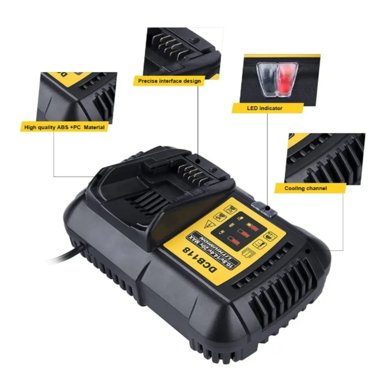 Chargez l&#39;image dans la visionneuse de la galerie, Replacement Charger For Dewalt 10.8V-20V / 4.5A Electrical Tool Li-ion Battery - Polar Tech Australia
