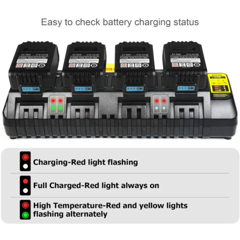 Cargue la imagen en el visor de la galería, Replacement Charger For Dewalt 12V-20V / 8A Electrical Tool Li-ion Battery - Polar Tech Australia
