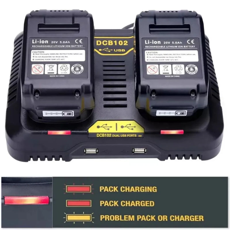 Chargez l&#39;image dans la visionneuse de la galerie, Replacement Charger For Dewalt 12V-20V / 3A Electrical Tool Li-ion Battery - Polar Tech Australia
