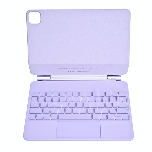 Magic Magnetic Floating Trackpad Wireless 7 Multi-Color Backlit Keyboard Case for Apple iPad 10.9” & 11“ 10/11th Gen (2022/2025)