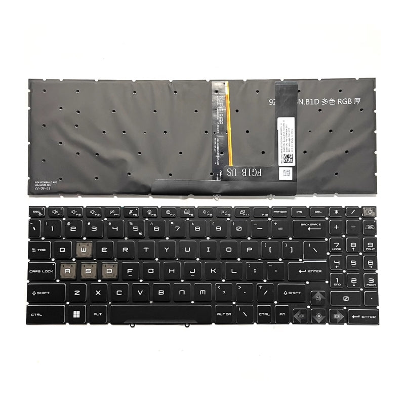 Load image into Gallery viewer, MSI Cyborg 15 A13V A13VF /  PULSE 15 B13V MS-1583 MS-1585 Series - Laptop Keyboard With Backlit US layout
