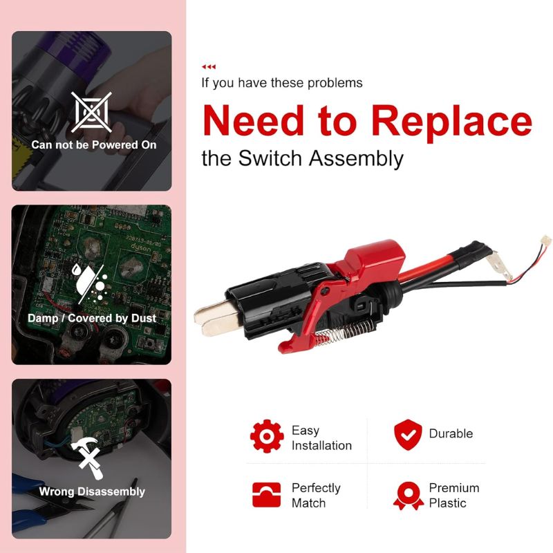 Load image into Gallery viewer, Dyson V11 Vacuum Cleaner - Strong Trigger Switch Assembly Upgraded Power Button - Polar Tech Australia
