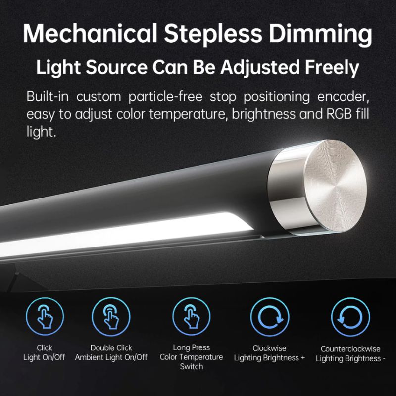 Cargue la imagen en el visor de la galería, LYMAX RGB Computer Monitor Light Bar with Remote Control, Eye-Care for Desktop Space Saving and Gaming Home Office
