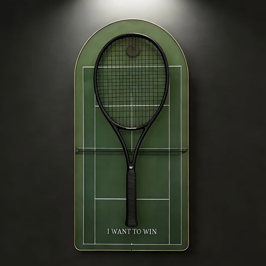 The Wimbledon Tennis Championship Inspired Tennis Racket Display Case – Wall Mount Frame for Tennis Collection - Polar Tech Australia