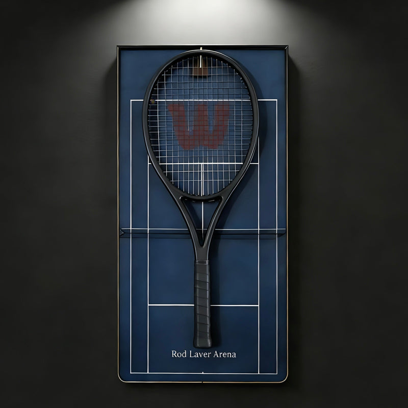 Load image into Gallery viewer, Australian Open-Inspired Tennis Racket Display Frame – Collect &amp; Showcase Your Racket - Polar Tech Australia
