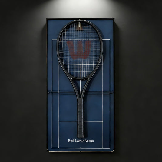 Australian Open-Inspired Tennis Racket Display Frame – Collect & Showcase Your Racket - Polar Tech Australia