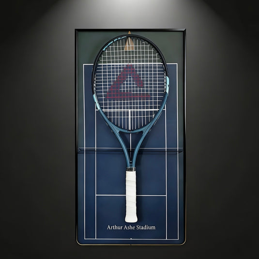 US Open-Inspired Tennis Racket Display Frame – Collect & Showcase Your Racket - Polar Tech Australia