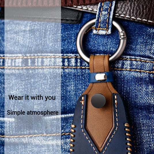 Subaru Cowhide Leather Car Key Fob Protective Cover Case For Outback, Ascent, Forester, Crosstrek, Legacy, Impreza, WRX