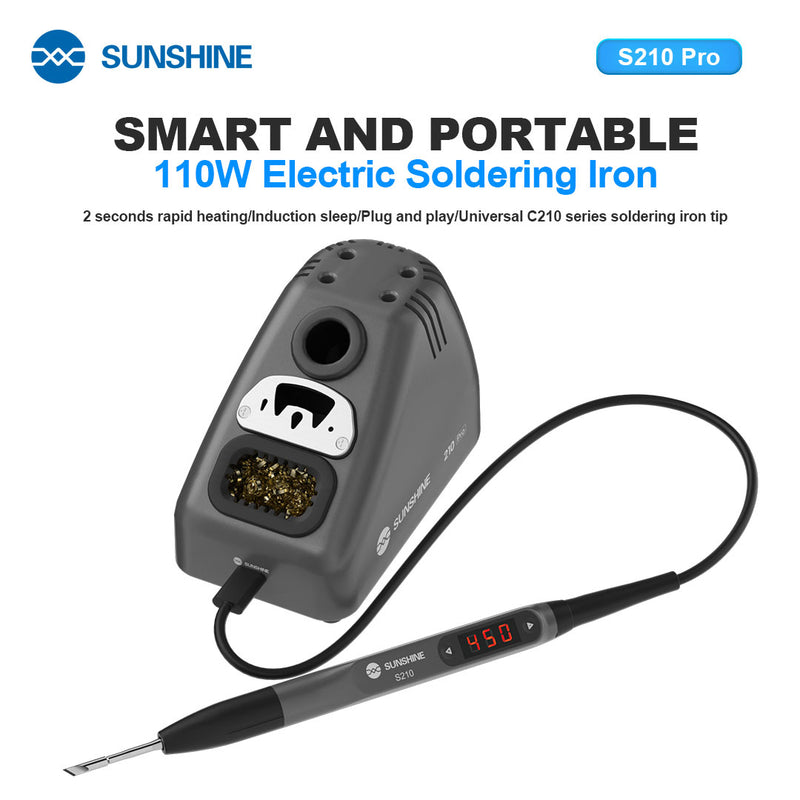 Load image into Gallery viewer, [S210 Pro] SUNSHINE Smart &amp; Portable Electric Soldering Iron - Polar Tech Australia
