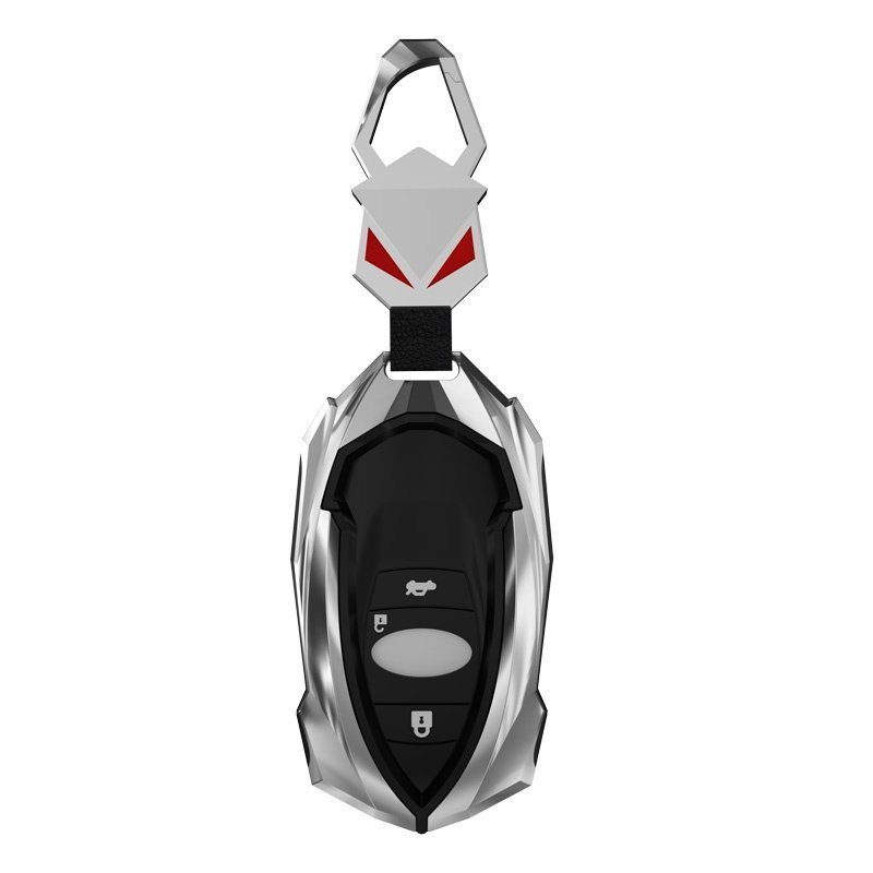 Chargez l&#39;image dans la visionneuse de la galerie, Subaru Mech-style Metal + TPU Full Protection Car Key Fob Case Cover For Outback, Forester, Impreza, WRX, XV, Crosstrek, Legacy
