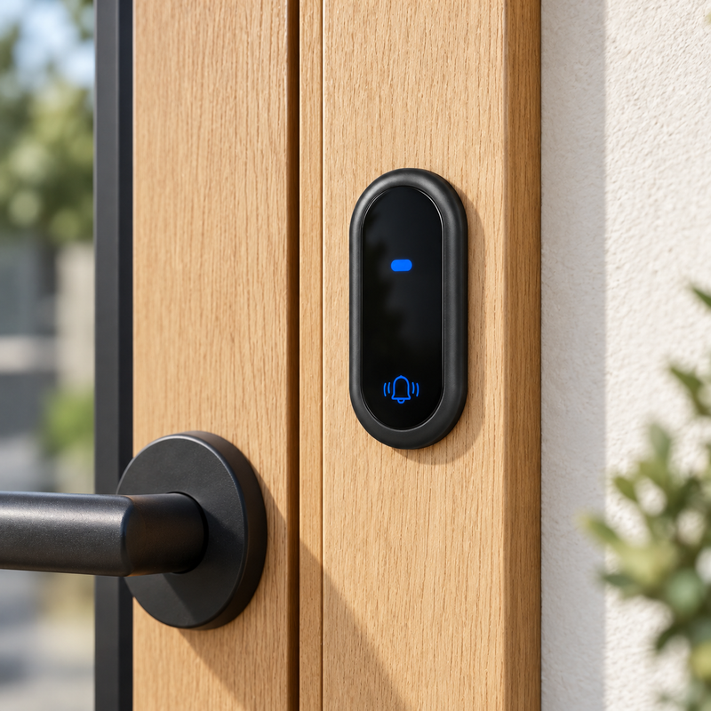 Load image into Gallery viewer, Wireless Doorbell Kit with Push Buttons &amp; Plug-In Receiver Self Powered Battery-Free
