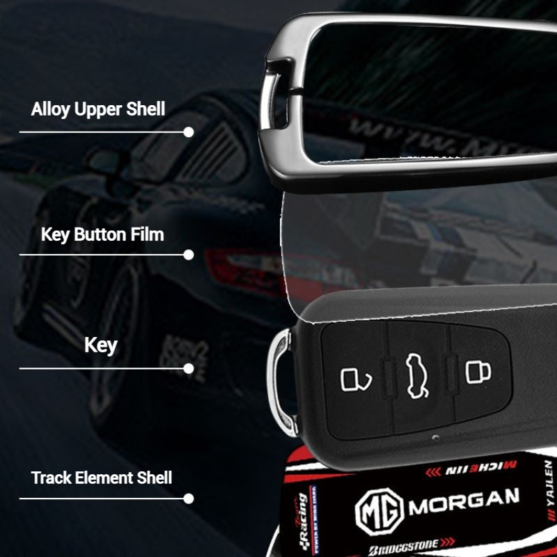 Chargez l&#39;image dans la visionneuse de la galerie, MG Stylish Racing-inspired Design Car Key Fob Case Cover For MG5, MG7, MG GT, MG GS, MG ZS, MG 360
