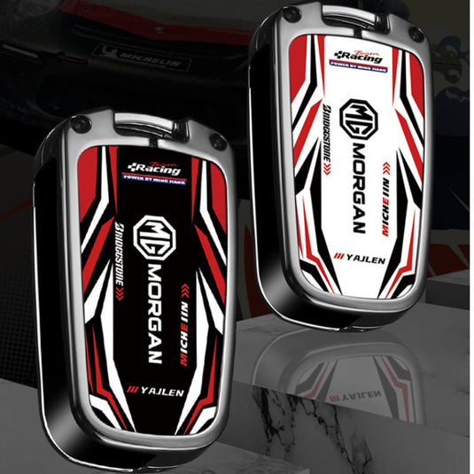 MG Stylish Racing-inspired Design Car Key Fob Case Cover For MG5, MG7, MG GT, MG GS, MG ZS, MG 360