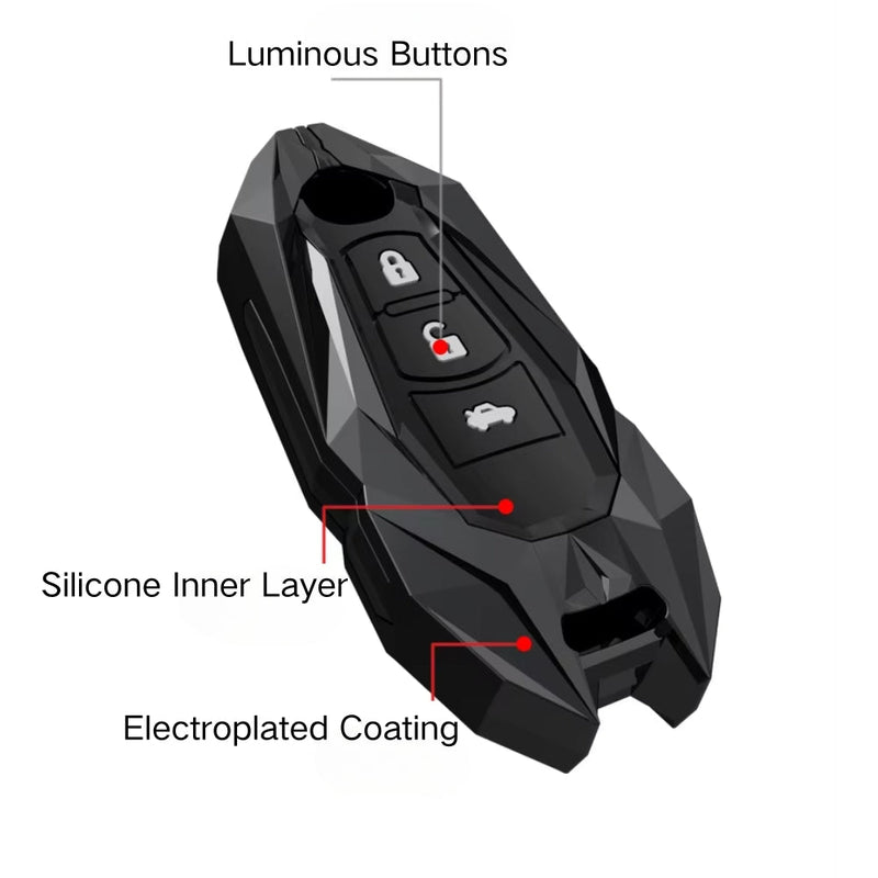 Chargez l&#39;image dans la visionneuse de la galerie, Mazda Zinc Alloy Car Key Fob Cover Case Remote For Mazda 2, 3, 5, 6, CX-3, CX-5, CX-7, CX-9
