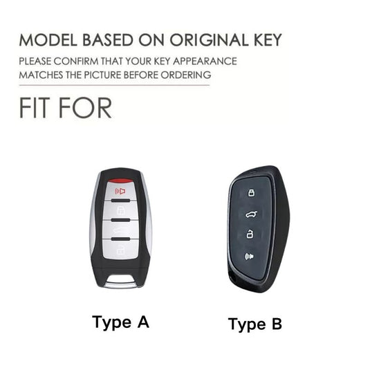 Great Wall High-Quality Suede Car Key Fob Case Cover For Haval Raptor, Dargo 2nd Gen, Xiaolong Max, Shenshou, H6