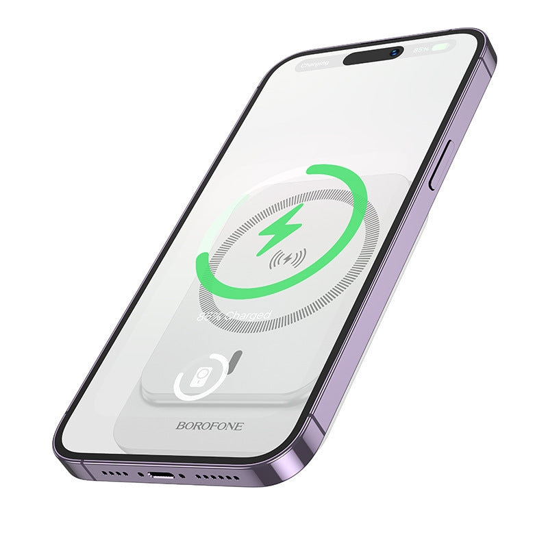 Load image into Gallery viewer, [BJ63][5000mAh][MagSafe Compatible] HOCO/Borofone Mini Wireless Magnetic &amp; PD 20W Fast Charging Power Bank - Polar Tech Australia
