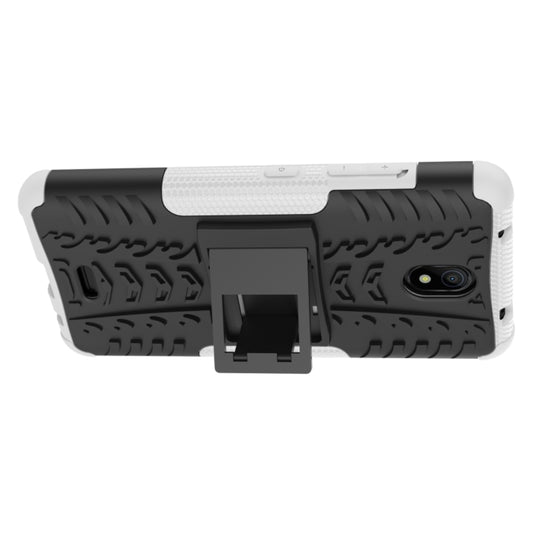 Nokia C100 - Tire Texture TPU + PC Phone Case with Holder