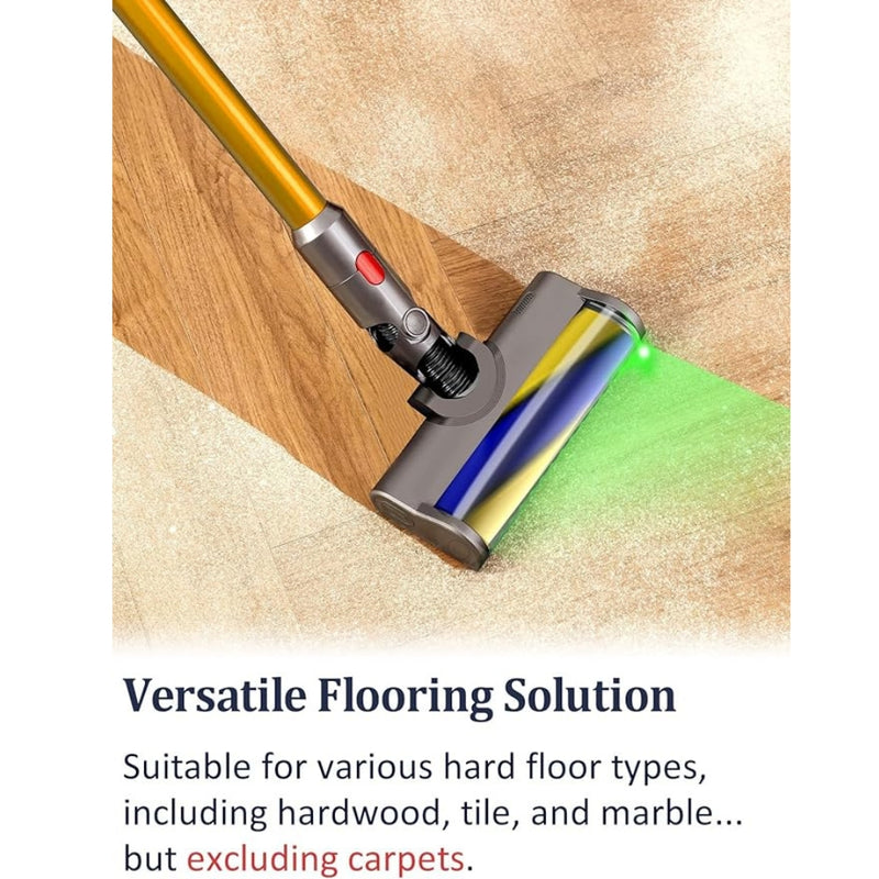 Load image into Gallery viewer, [OEM] Dyson V7 / V8 / V10 / V11 /V15 / G5 Vacuum Cleaner - Green Light Hard Floor Soft Roller Brush Cleaner Head Replacement Part - Polar Tech Australia
