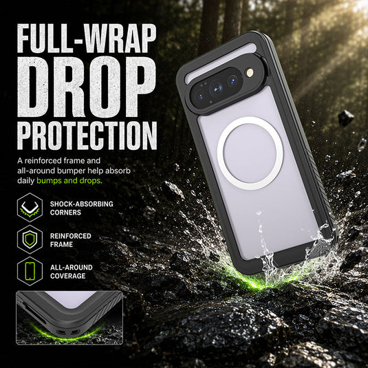 [FS Series][Magsafe Compatible] Google Pixel 11 Pro XL - Redpepper Full Covered Waterproof Heavy Duty Tough Armor Case