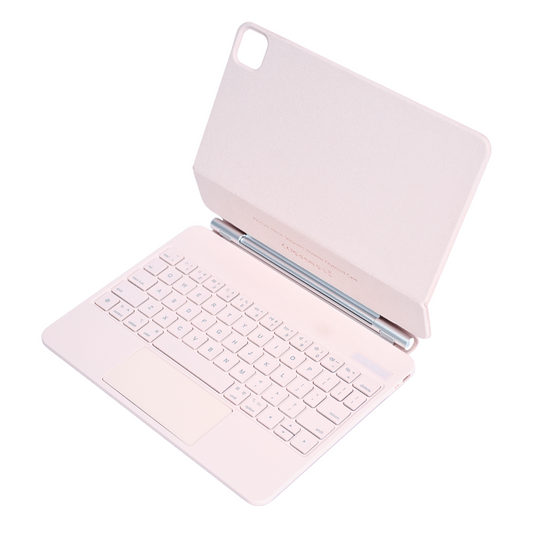 Magic Magnetic Floating Trackpad Wireless 7 Multi-Color Backlit Keyboard Case for Apple iPad 10.9” & 11“ 10/11th Gen (2022/2025)