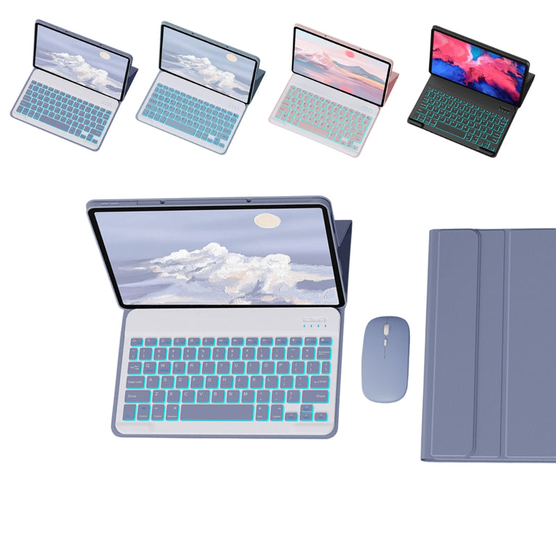 Cargue la imagen en el visor de la galería, Lenovo Tab M11 11.0&quot; 2024 (TB-330XU/330FU) - Detachable Magnetic Bluetooth Keyboard Case With Backlight and Mouse - Polar Tech Australia
