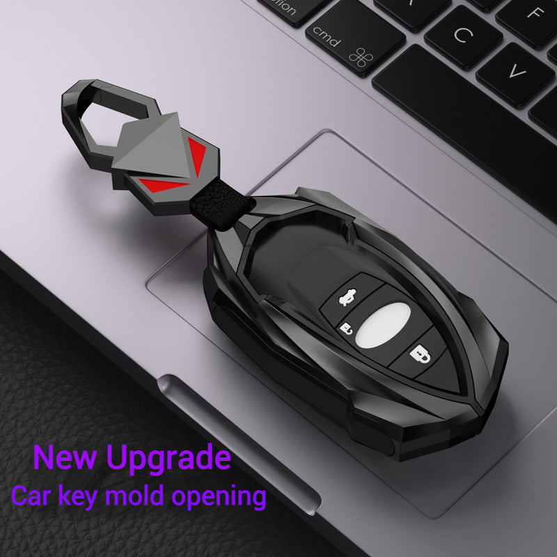 Chargez l&#39;image dans la visionneuse de la galerie, Subaru Mech-style Metal + TPU Full Protection Car Key Fob Case Cover For Outback, Forester, Impreza, WRX, XV, Crosstrek, Legacy
