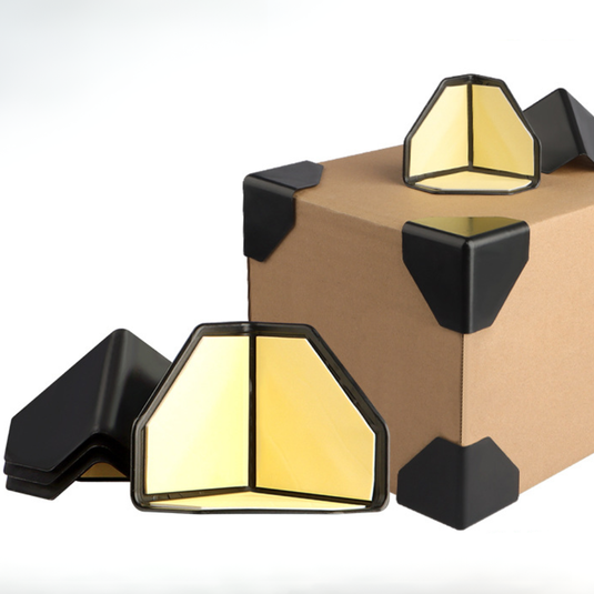Self-Adhesive Plastic Corner Protectors for Carton Packaging, Furniture Shipping and Edge Protection