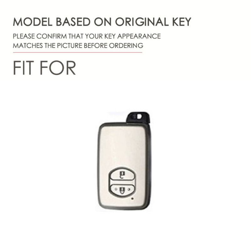 Load image into Gallery viewer, Toyota Full Metal  Coverage + PU Leather Car Key Fob Case Cover For Corolla, Camry, Prado, Avalon - i-Station Mobile Phone &amp; Electronic Device Repair and Accessories

