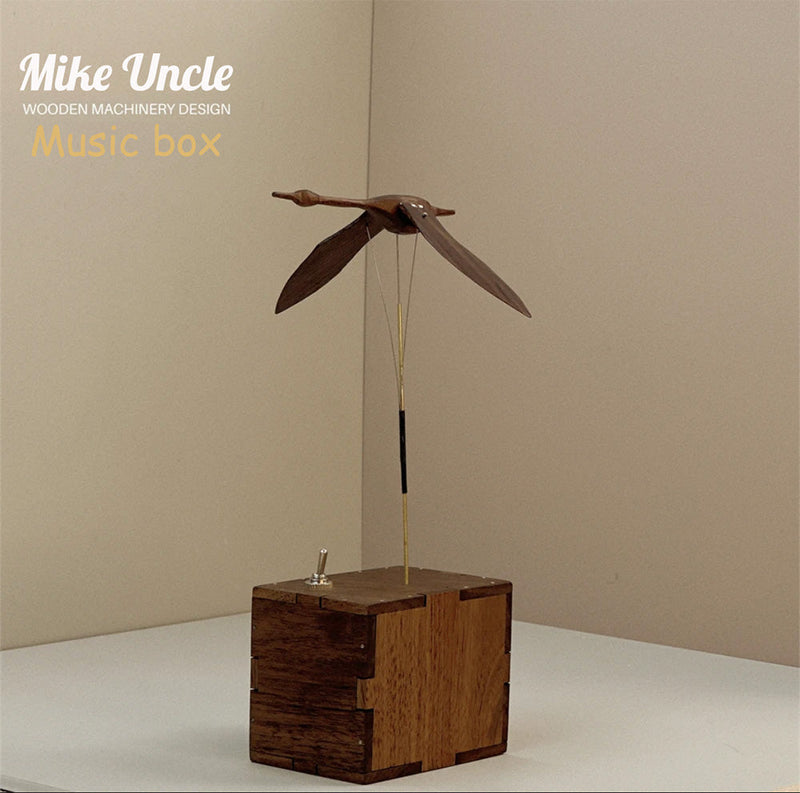 Cargue la imagen en el visor de la galería, Wooden Swan, Automata Swan, Narwhal Music Box, Mechanical Swan, Ornament, Wood art, Statue, Sculpture, Home Decor, Woodcarving, Handmade
