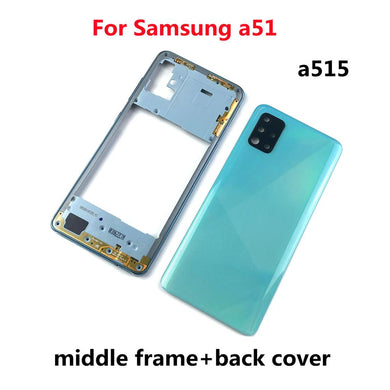Samsung Galaxy A51 (SM-A515F) Middle Frame Housing With back Cover (Built-in Antenna & Loudspeaker) - Polar Tech Australia
