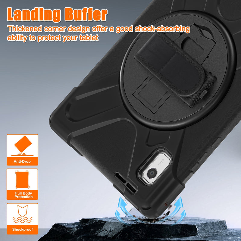 Cargue la imagen en el visor de la galería, Lenovo Tab M8 8&quot; inch 2019 (TB-8505) 360 Rotation Heavy Duty Kid Friendly Handle Case - Polar Tech Australia
