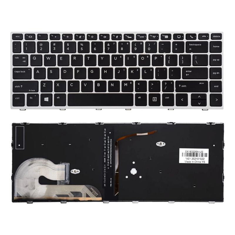 Load image into Gallery viewer, HP Zbook 14U 745 840 846 848 G5 G6 Series - Laptop Keyboard With Back Light US Layout - Polar Tech Australia
