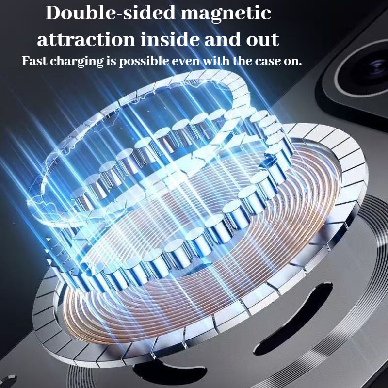 Load image into Gallery viewer, [Magsafe Compatible] OPPO Reno15 Pro Metal Matte Magnetic Hollow Cooling Case - Polar Tech Australia
