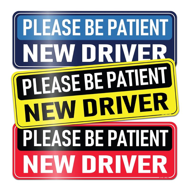 Load image into Gallery viewer, Universal Magnetic New Driver Car Sign – Removable &amp; Reusable Safety Sticker for Vehicles (3 Pack) - i-Station Mobile Phone &amp; Electronic Device Repair and Accessories
