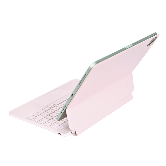 Magic Magnetic Floating Trackpad Wireless 7 Multi-Color Backlit Keyboard Case for Apple iPad 10.9” & 11“ 10/11th Gen (2022/2025)