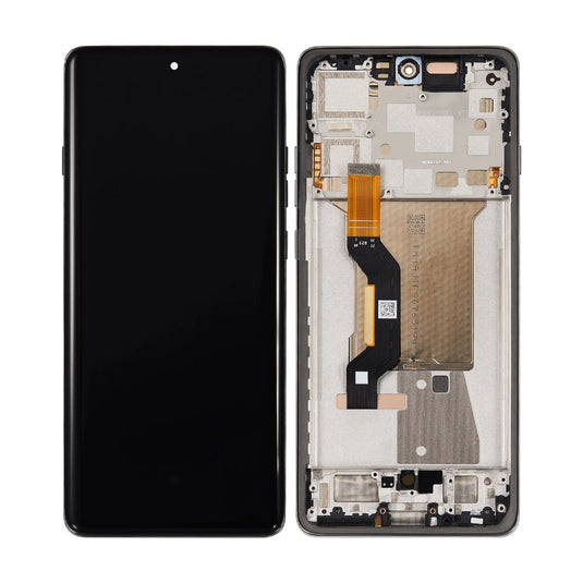 [With Frame] Motorola Moto Edge 60 Pro (XT2507-1) - AMOLED LCD Display Touch Digitizer Screen Assembly