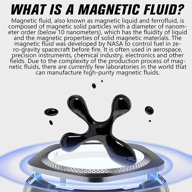 Cargue la imagen en el visor de la galería, Magnetic Fluid Speaker, Dancing Ferrofluid Music Rhythm Lamp, 360° Surround Sound Touch Wireless Bluetooth Speaker, Shocked Bass Subwoofer Living Room Desktop
