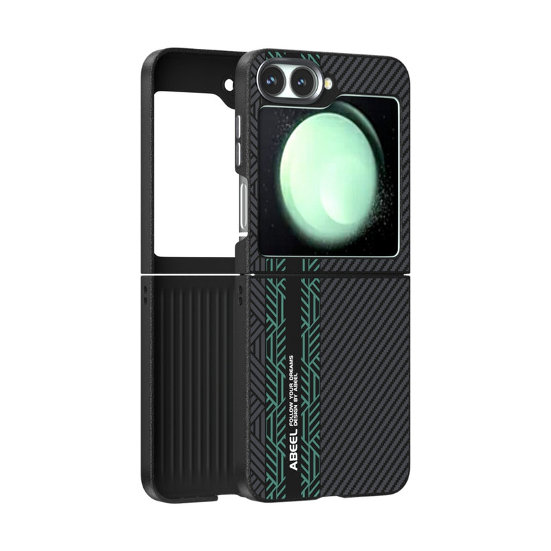 Chargez l&#39;image dans la visionneuse de la galerie, Samsung Galaxy Z Flip 6 (SM-F741)  - Carbon Fiber Series 6D Micro Relief MagSafe Phone Case - Polar Tech Australia
