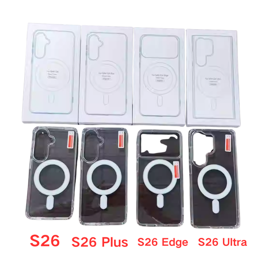 Samsung Galaxy  S26 / S26 Plus / S26 Edge / S26 Ultra - Transparent Magnetic Phone Case