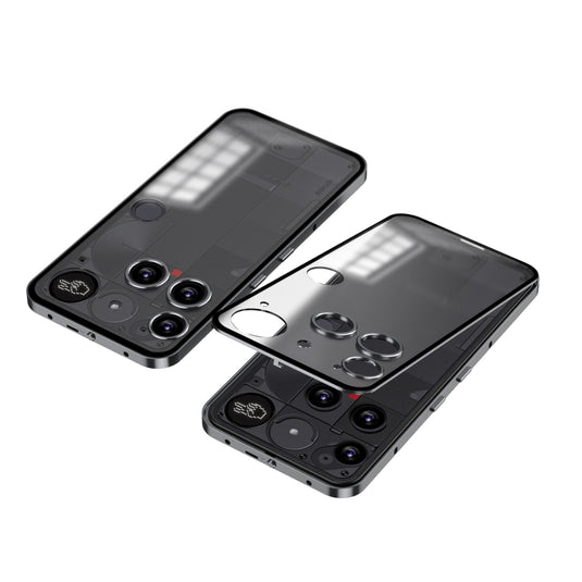 Nothing Phone (3) - Snap Buckle Metal Frame Frosted Phone Case