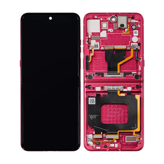 [Inner Screen][With Frame] Motorola Razr Ultra 2025 / Razr 60 Ultra - AMOLED LCD Touch Digitizer Screen Display Assembly