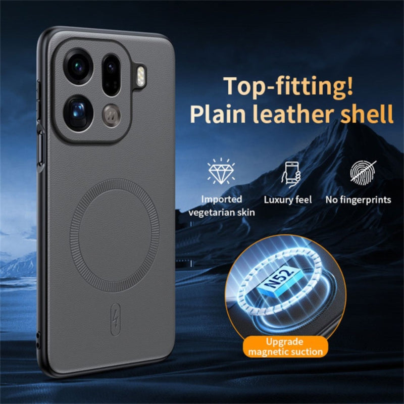 Chargez l&#39;image dans la visionneuse de la galerie, OPPO Find X9 - Leather Magnetic Shockproof Case
