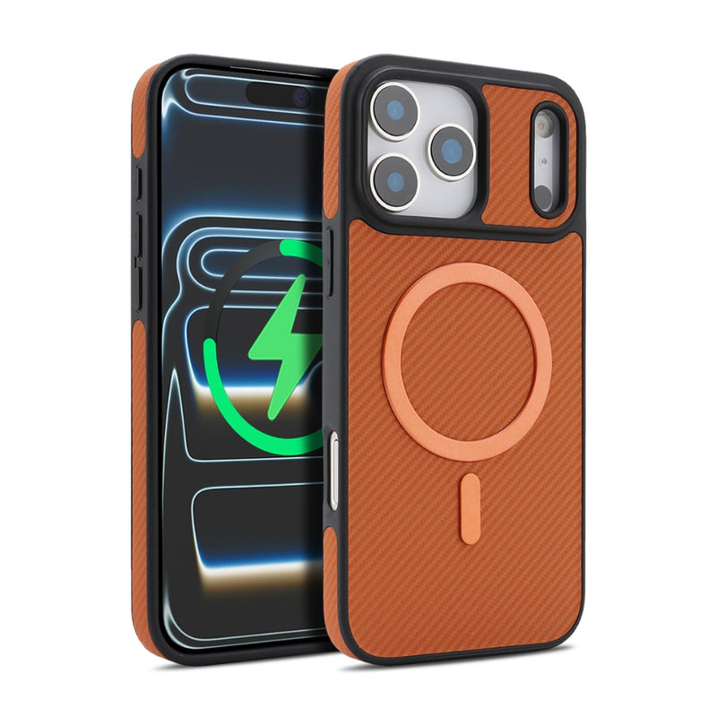 Chargez l'image dans la visionneuse de la galerie, Apple iPhone 18 Pro - Kalebol Carbon Fiber MagSafe Phone Case
